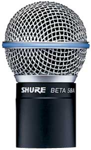 Funk-Mikrofonkapsel Dynamisch Shure, Superniere, Beta58A